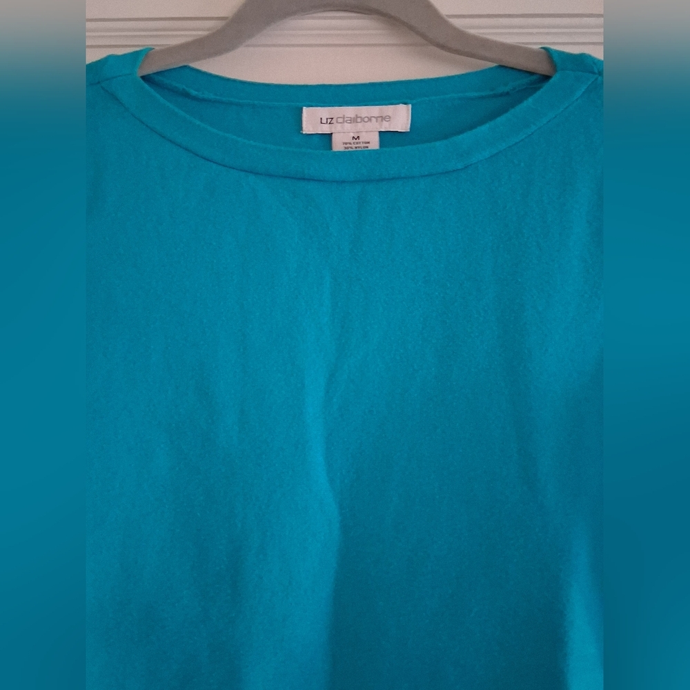 Liz claiborne Teal Top - Picture 2 of 13